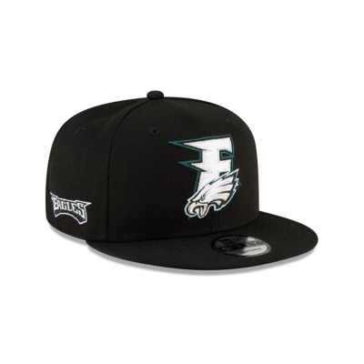 Green Philadelphia Eagles Hat - New Era NFL Logo Mix 9FIFTY Snapback Caps USA7310298